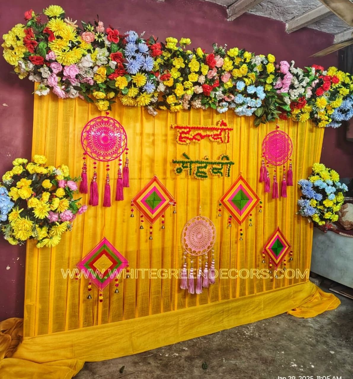 Haldi and Mehndi Decoration